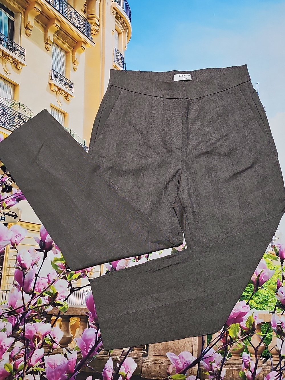 Babaton Casual‎ Crop High Waisted Pants Size 6